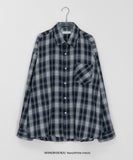 [unisex] Ryokoni Color Check Over Shirt