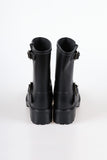 buckle half rain boots