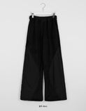Daiki Banding String Color Matching Fleece Pants