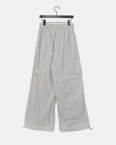 Tanen Parachute Layered Wrap Skirt Two-Way Cargo Banding Pants