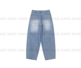 (unisex) 4-BUTTON BALLOON DENIM