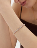Essence Silver 4 Prong Tennis Bracelet 3mm