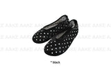 HEART STUD MESH FLAT
