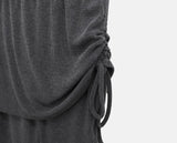 Laden Shirring Bootcut Skirt Pants