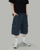 Cyven Cargo Bermuda Denim Pants