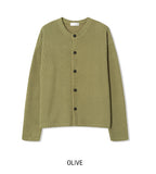 [1+1] Mobis round knit cardigan