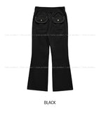 Vine Shibori Back Pocket Bootcut Pants