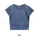 [U-BASIC] Our Cap Sleeve Crop Short Sleeve