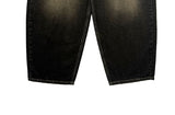Kafun Vintage Washing Denim Wide Pants