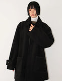 CASHMERE BLEND HALF COAT