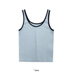COLOR PIPING SLEEVELESS