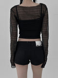 Ruben See-through Cardigan