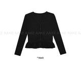 (Brushed) FLEUR FRILL CARDIGAN