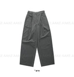 PINSTRIPE STRAP SLACKS