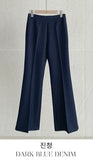 Sello bootcut denim slacks pants