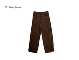 Kazin Corduroy Adjust Snap Brushed Wide Pants