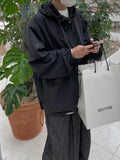 Nylon hoodie string high-end wind parka