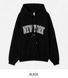 New York Embroidered Overfit Hoodie