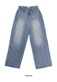 SIDE FOLD WASHING DENIM