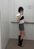 PINSTRIPE SHORT SLACKS