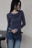 Sain Drape Shirring Tee