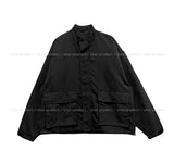 Dusty Pocket String Field Bomber Jacket