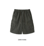 Keshi Pigment Washed Cargo Bermuda Shorts