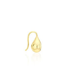 Champagne Moon Dew Drop Silver Fishing Earrings