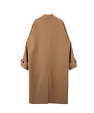 Kuma high neck maxi coat