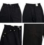 Blin Incision Wide Cotton Pants