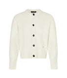 [LANARCH] Boucle Round Neck Cardigan