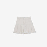 Bimo Damage Pleated Skirt