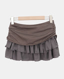 Leond Frill Mini Skirt