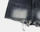 Tessit  Vintage Washing Damage Denim Short Pants