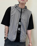 Voice Zipper Hood Vest