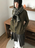 DIAGONAL HIGH-NECK ZIP-UP