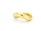 Etreve Silver Note Wave Ring