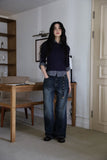 Rope Keyring Straight Jeans