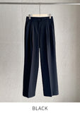 Luaka Pin Tuck Wide Slacks