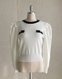 Seribel Shirring Puff Knit