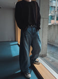 Bolide Washed Baggy Denim Pants