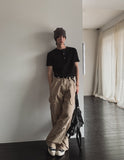 Becue Chrome Henry Neck Short Sleeve T-Shirt
