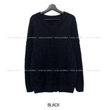 Little V-neck Cable Knit