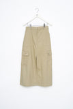 (W) Son Cargo Long Skirt