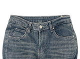 Shingo Stitch Back Pocket Washing Bootcut Denim Pants