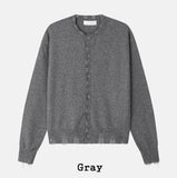 Flat Damage Knit Cardigan
