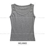 [U-BASIC] Daily Solid Crop Sleeveless
