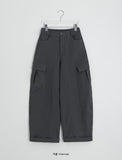 Tehit Curved Banding Cargo Wide Pants