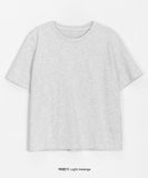 [BAONHAUS] Henkit Size Cotton Round Short Sleeve Tee
