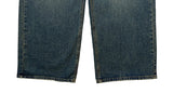 Thyssen Washing Denim Wide Pants